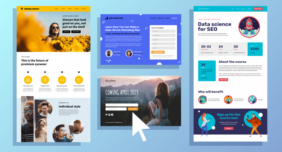 Landing Pages Example Guramo